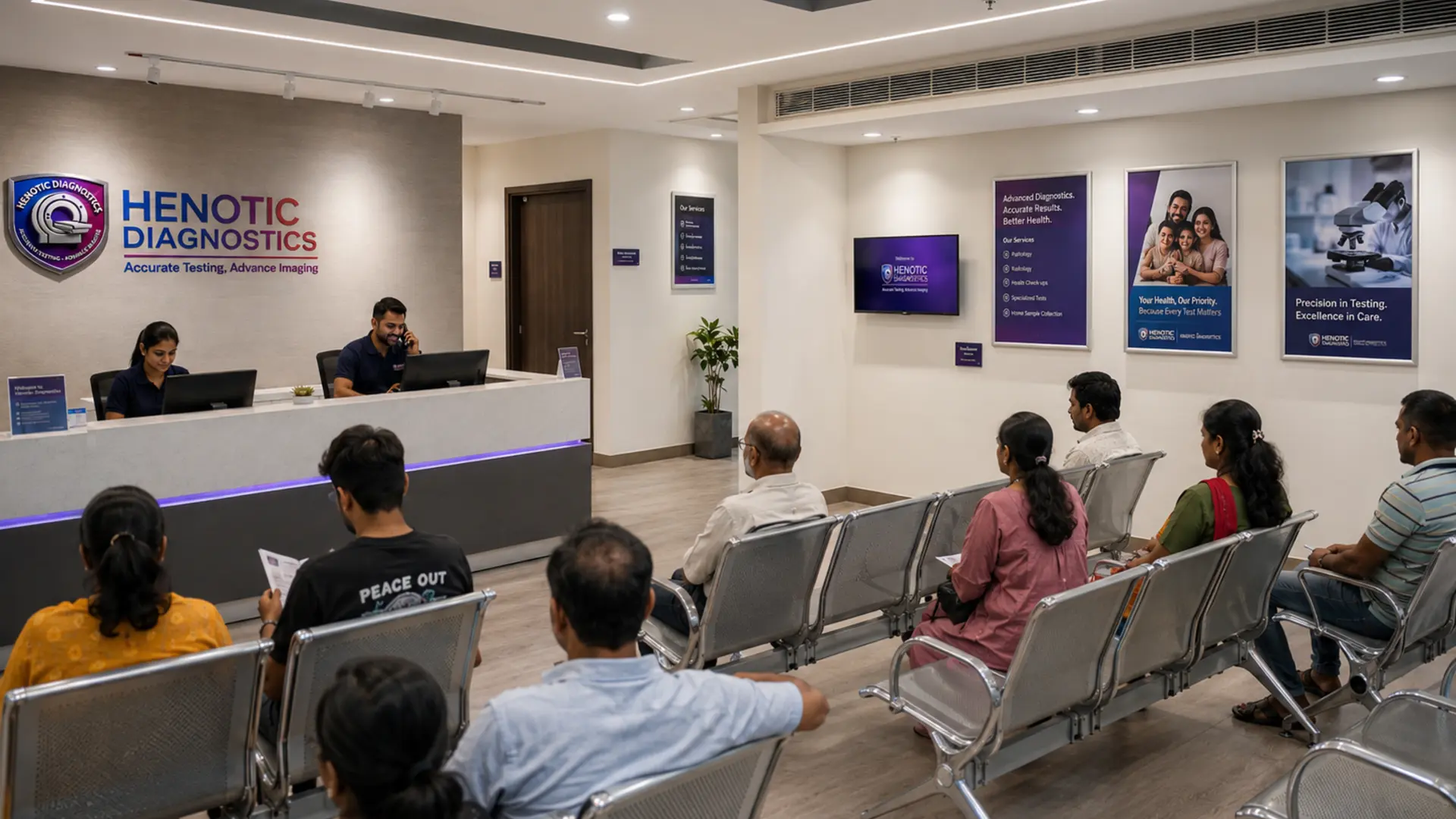 Comfortable Patient Reception and Waiting Area